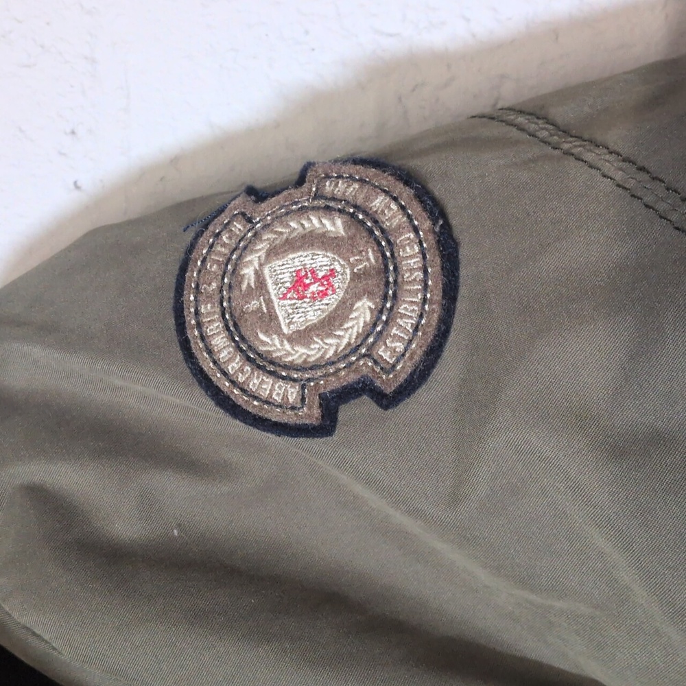 Abercrombie & Fitch Olive Hooded Utility Parka, Size Small, EUC, Y2K, Vintage - Picture 6 of 12